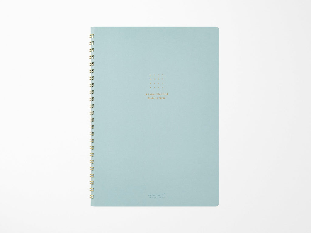 Midori A5 Ring Color Notebook - Dot Grid