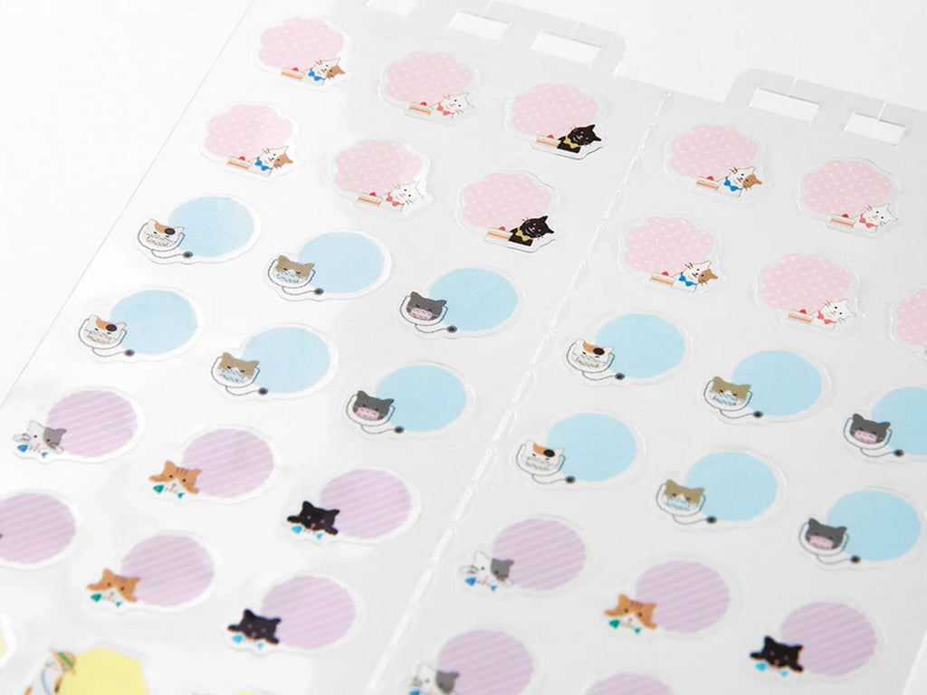 Midori Calendar Stickers - M Cats