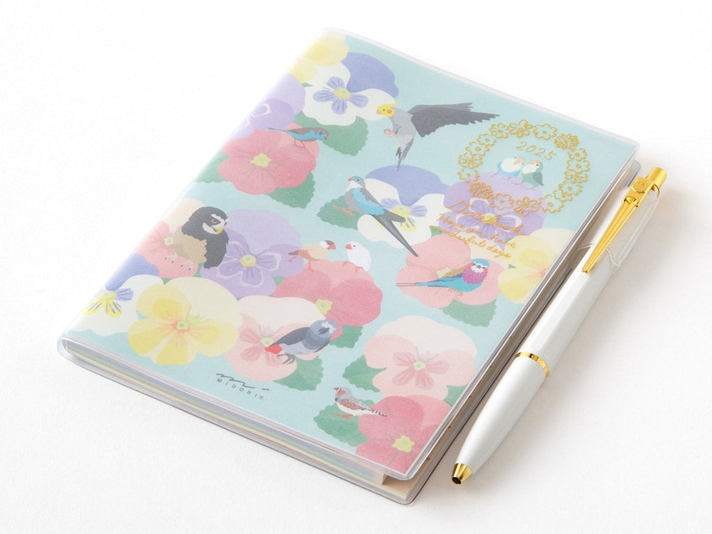 Midori Pocket Diary 2025 A6 - Bird