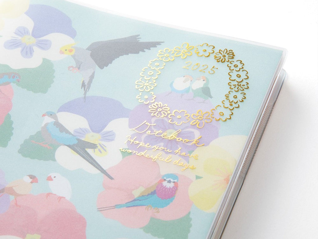 Midori Pocket Diary 2025 A6 - Bird