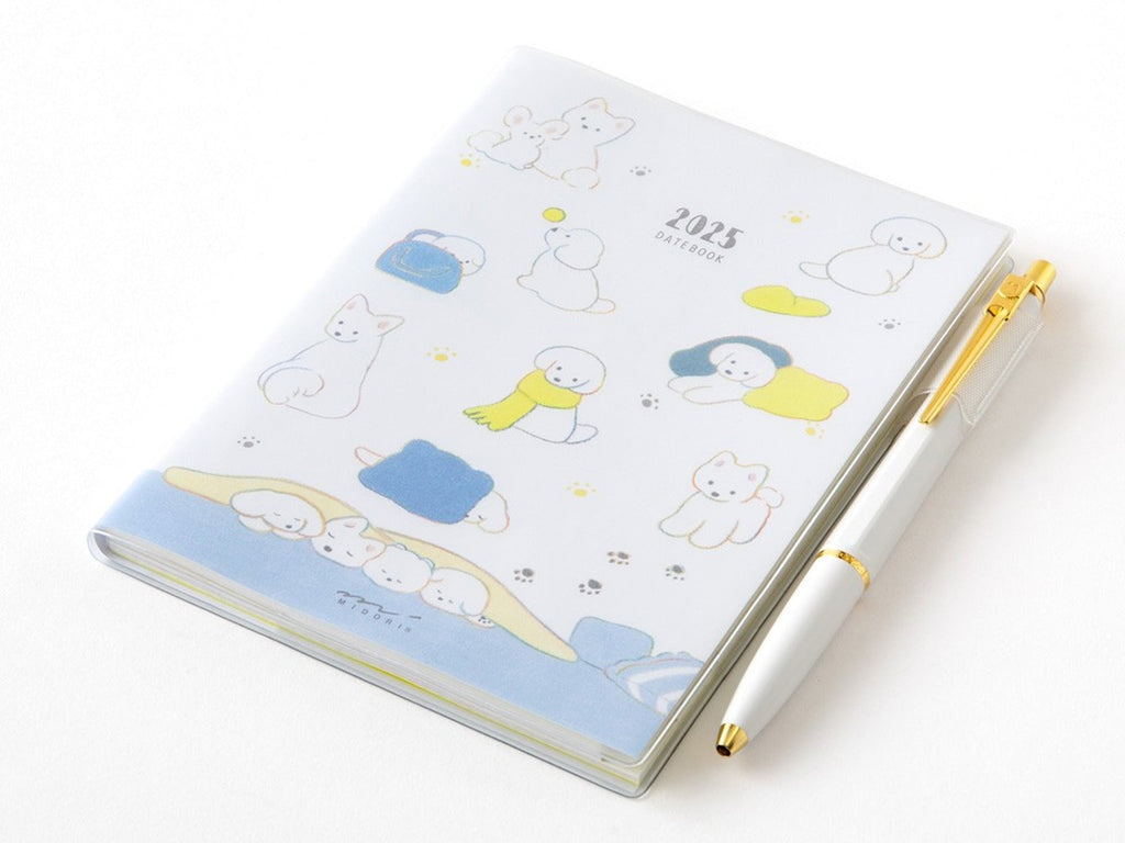 Midori Pocket Diary 2025 A6 - Dog