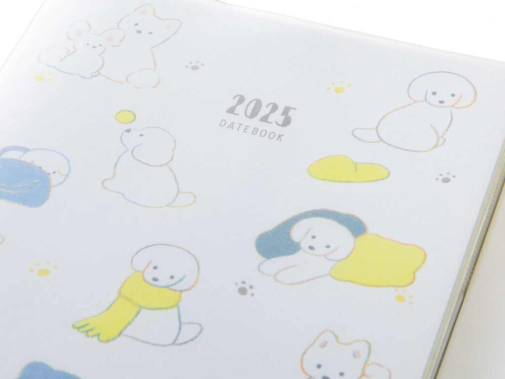 Midori Pocket Diary 2025 A6 - Dog