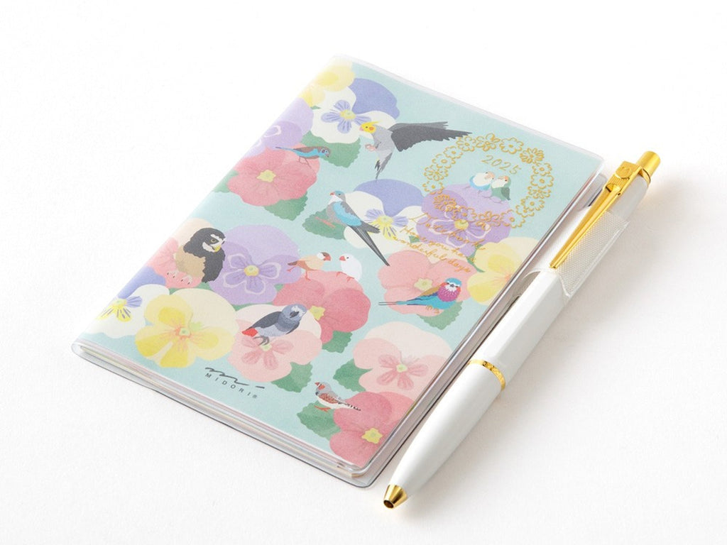 Midori Pocket Diary 2025 Mini - Bird