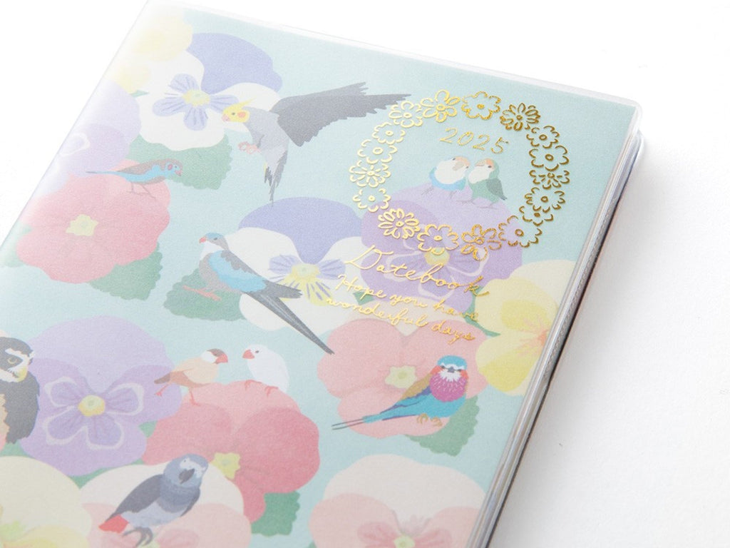 Midori Pocket Diary 2025 Mini - Bird