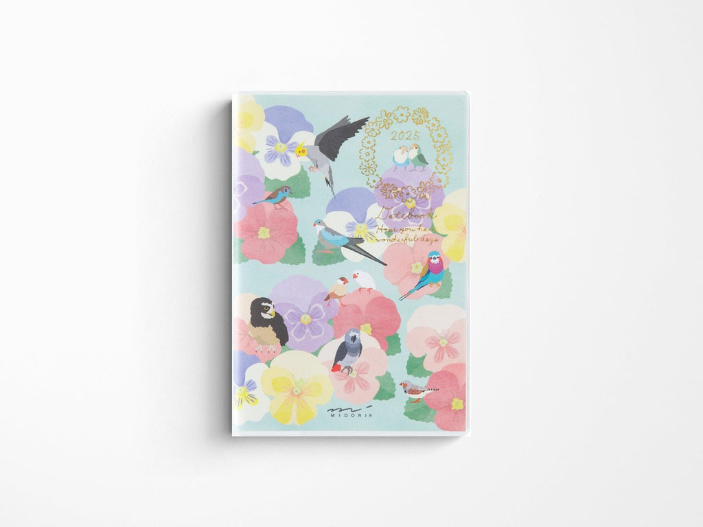 Midori Pocket Diary 2025 Mini - Bird