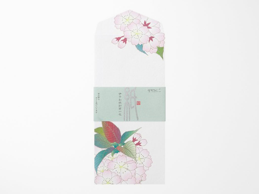 Midori Seasonal Envelopes - 162 Ball-Shaped Cherry Blossom