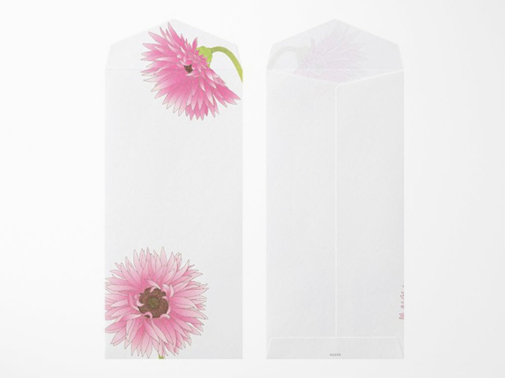 Midori Seasonal Envelopes - 164 Gerbera Daisy