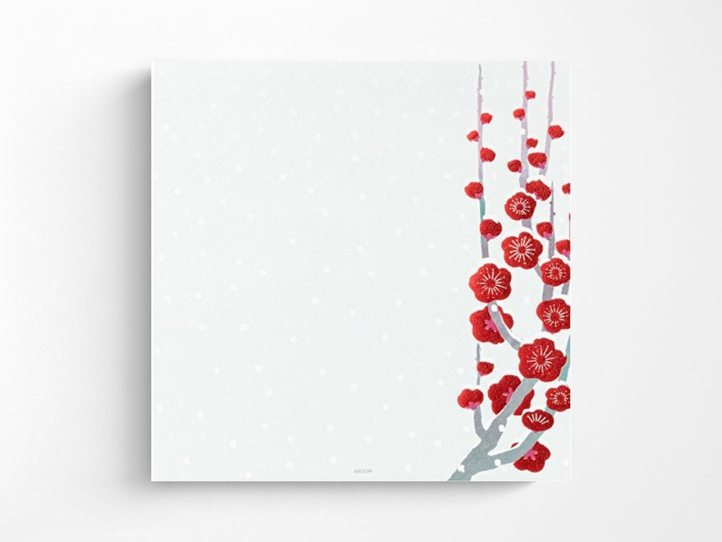 Midori Seasonal Letter Pad - 151 Snow Winter Plum