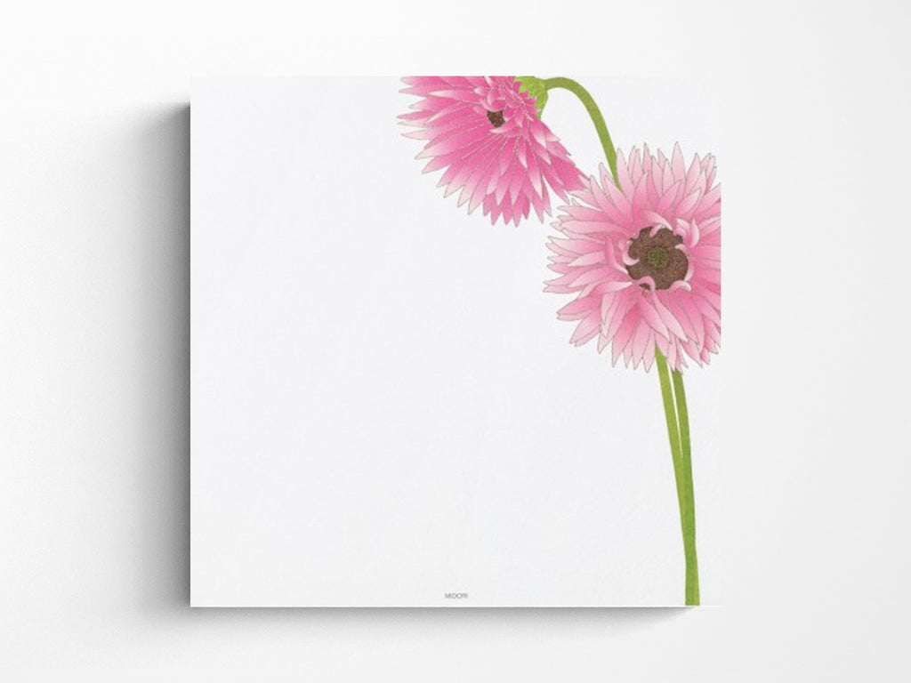 Midori Seasonal Letter Pad - 163 Gerbera Daisy