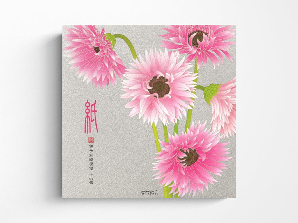 Midori Seasonal Letter Pad - 163 Gerbera Daisy