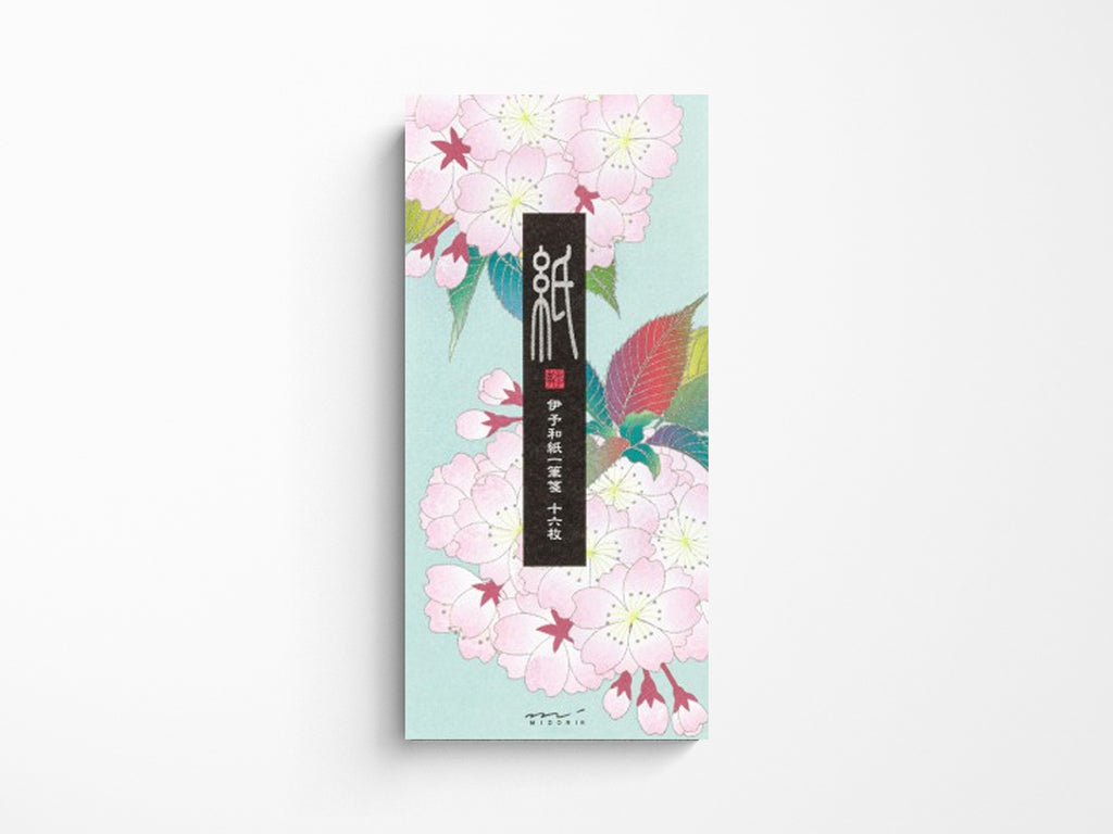 Midori Seasonal Memo Letter Pad - 583 Ball-Shaped Cherry Blossom