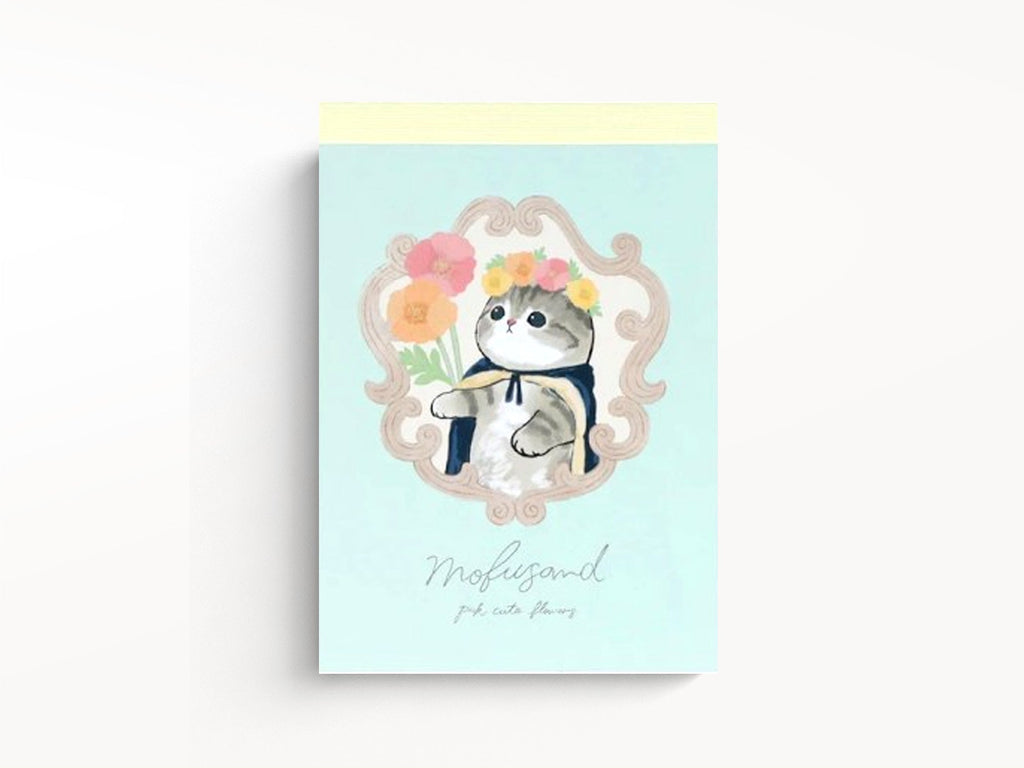 Mofusand Mini Memo Pad - Flower Crown