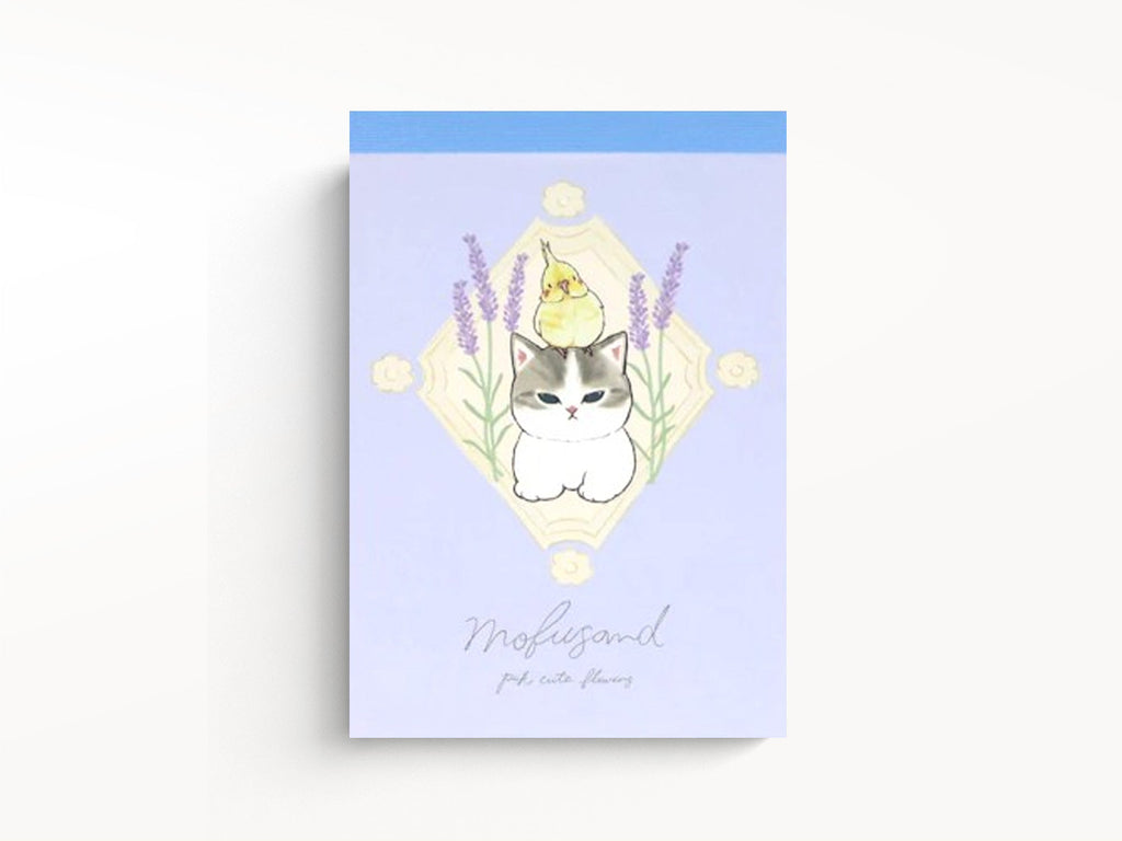 Mofusand Mini Memo Pad - Lavender