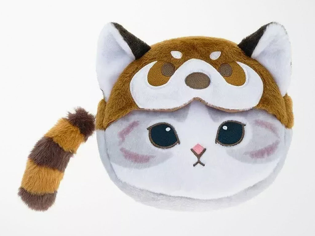 Mofusand Zipper Pouch With Charm - Red Panda Costume