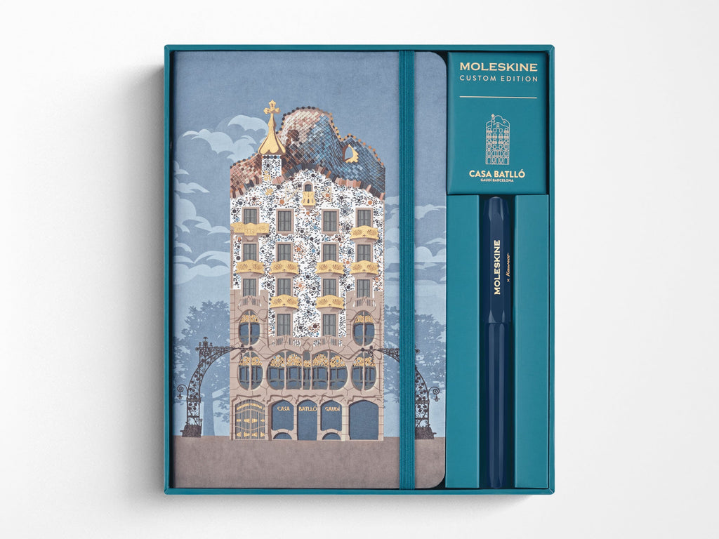 Moleskine x Casa Batlló Collector's Box With Notebook and Kaweco Pen