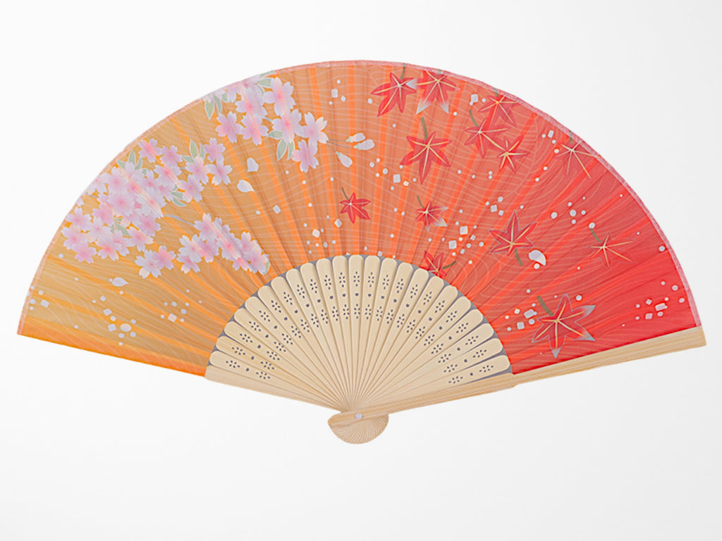 Momiji Japanese Maple Design Paper Folding Fan