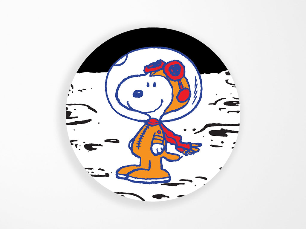 Moon Snoopy Vinyl Sticker