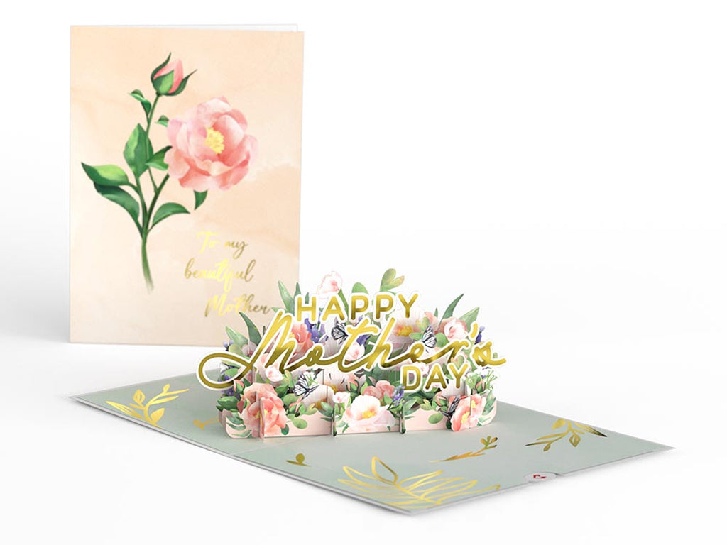 Mother's Day Peonies Pop-Up Card