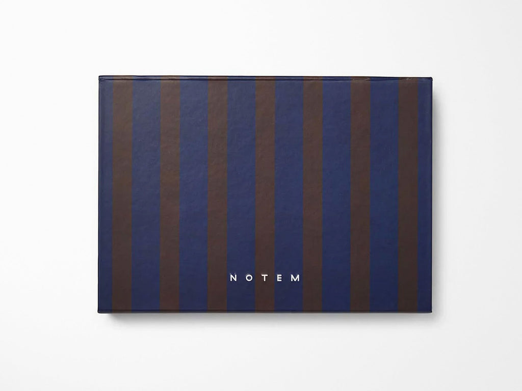 Notem BILLE Box - Medium Blue & Brown Stripe