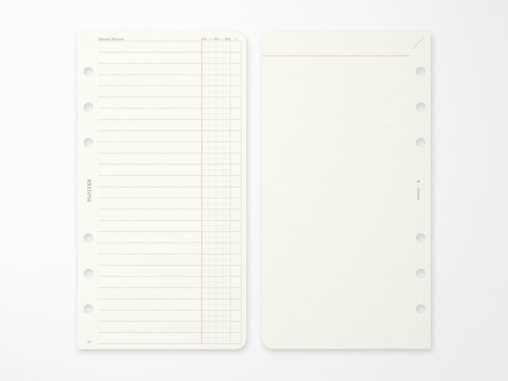 PLOTTER Refill Monthly Schedule 2025 - Bible Size