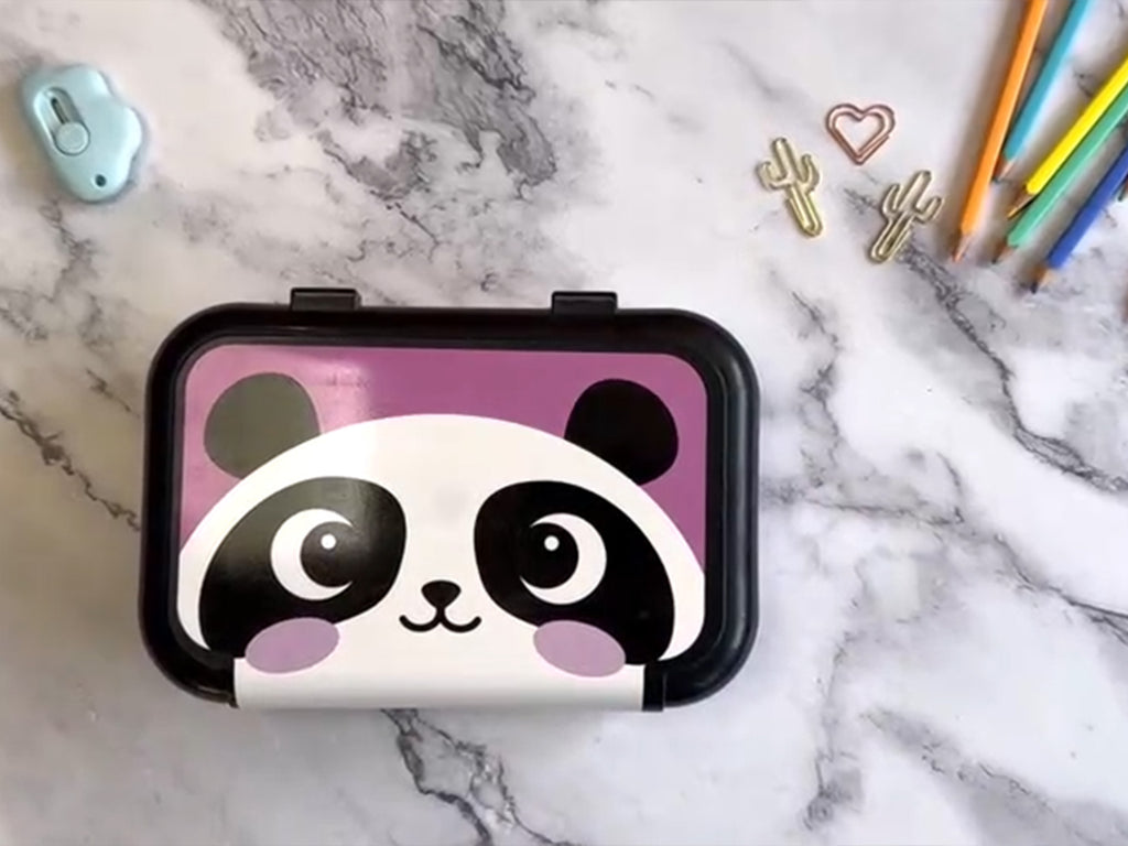 Panda Recycled Plastic Pencil Box