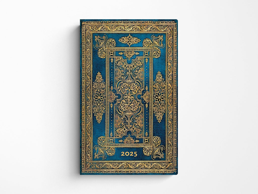 Paperblanks 2025 Weekly Planner MAXI | Blue Luxe