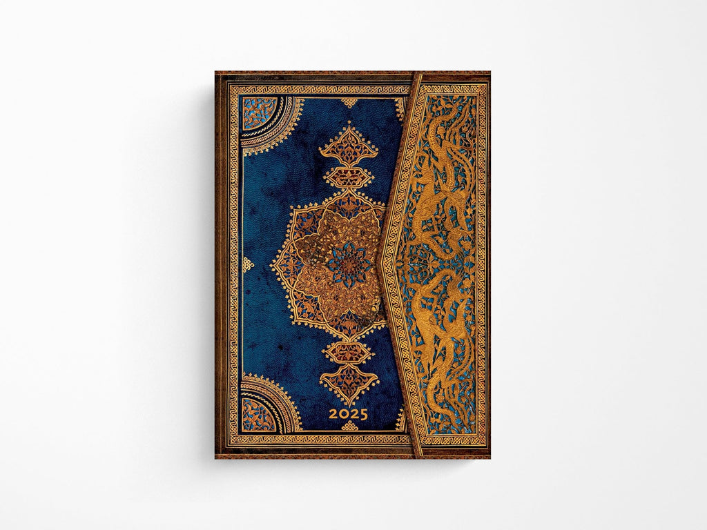 Paperblanks 2025 Weekly Planner MIDI | Safavid Indigo