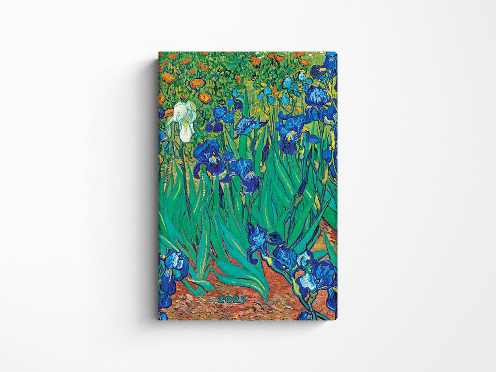 Paperblanks 2025 Weekly Planner MINI | Van Gogh Irises