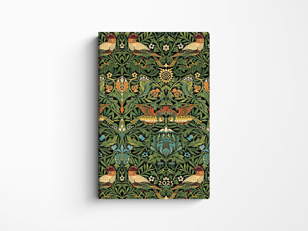 Paperblanks 2025 Weekly Planner MINI | William Morris Birds