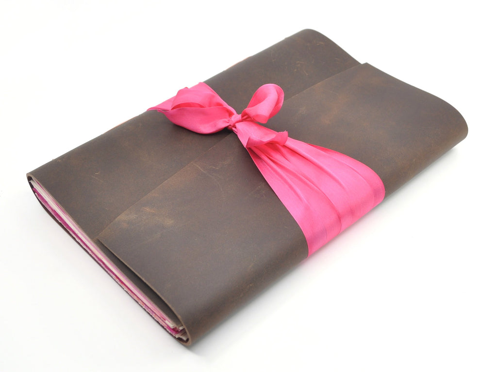 Pink Pony One of a Kind Leather Journal