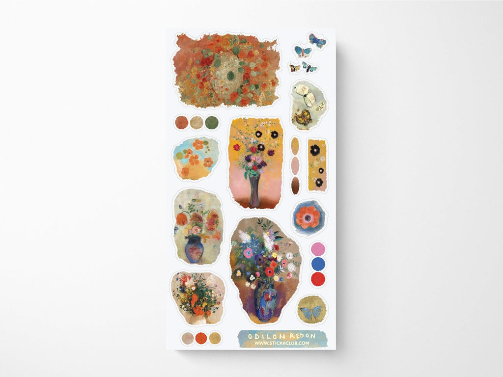 Redon's Bouquets Sticker Sheet