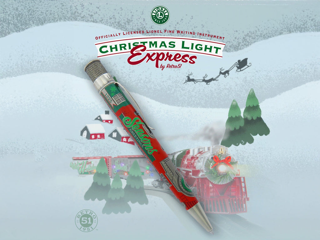 Retro 51 Tornado Ballpoint Pen Lionel Trains® - Christmas Light Express!