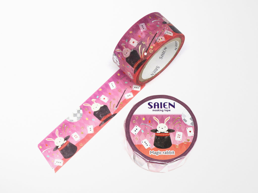 Saien Washi Tape - Magic Rabbit