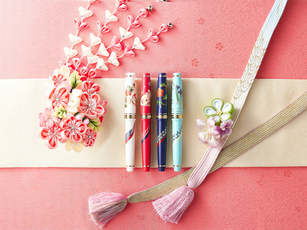 Sailor Pro Gear Slim Fountain Pen - Kimono Series - Protective Charm