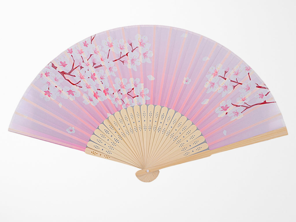 Sakura Cherry Blossoms Design Paper Folding Fan