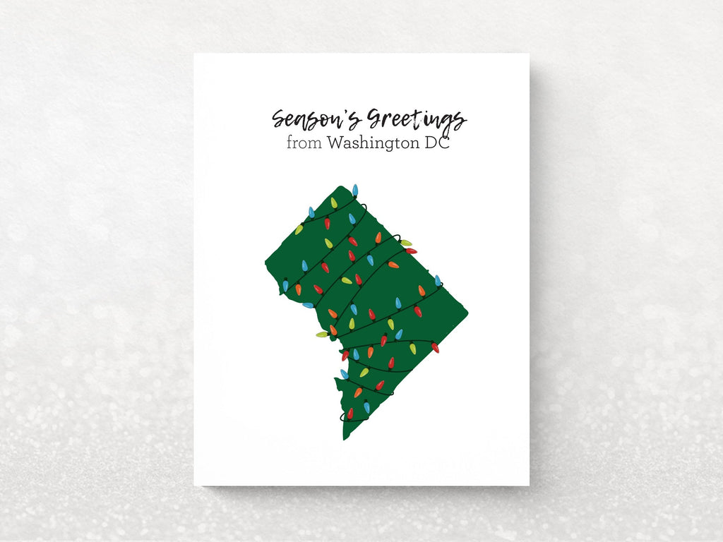 Season's Greetings from Washington DC Cards - Set of 8