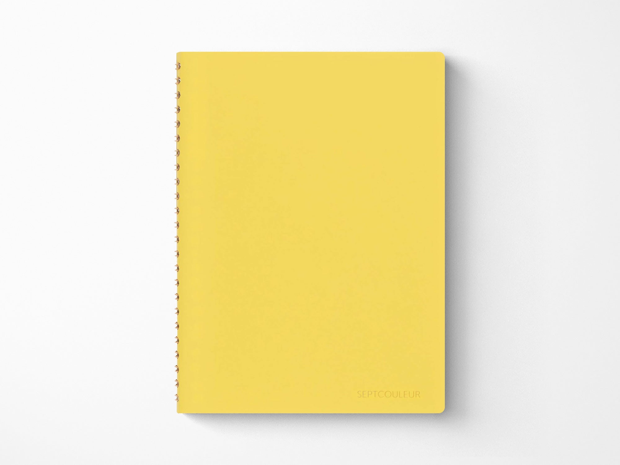 Lined Yellow Paper Spiral Notebook by THP Creative - Fine Art America