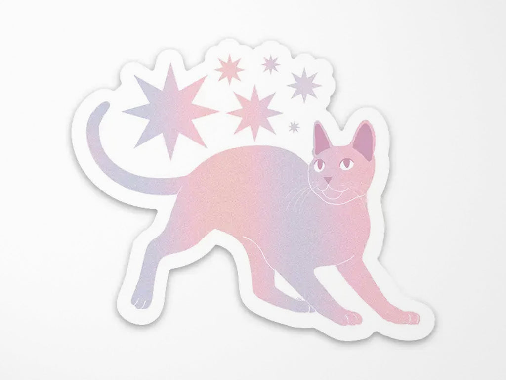 Sparkle Cat Vinyl Sticker