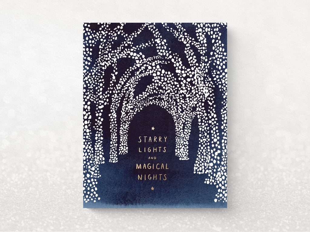 Starry Lights Holiday Cards - Set of 6