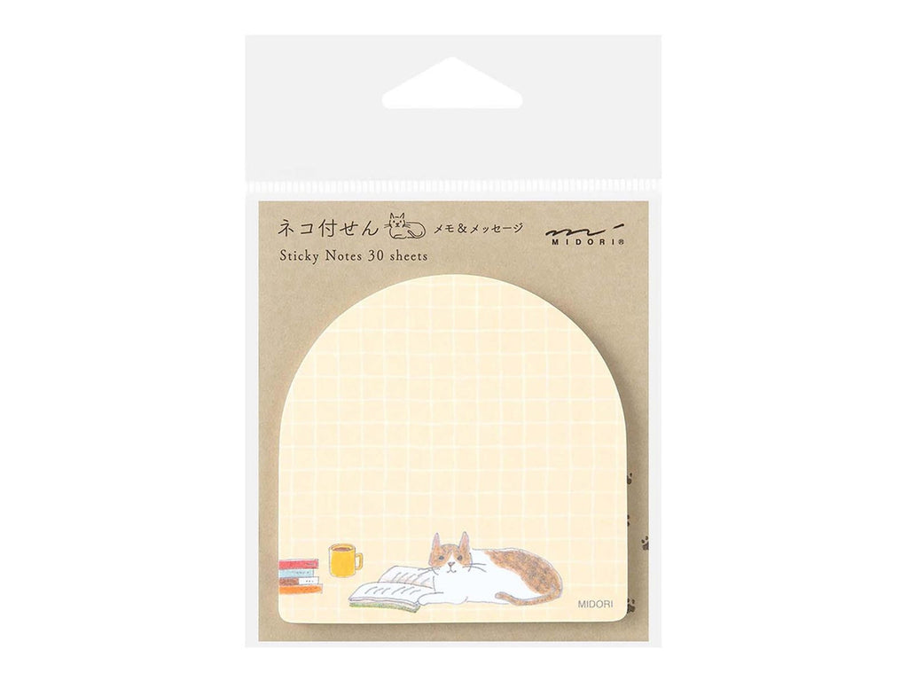 Sticky Notes - Book and Cat