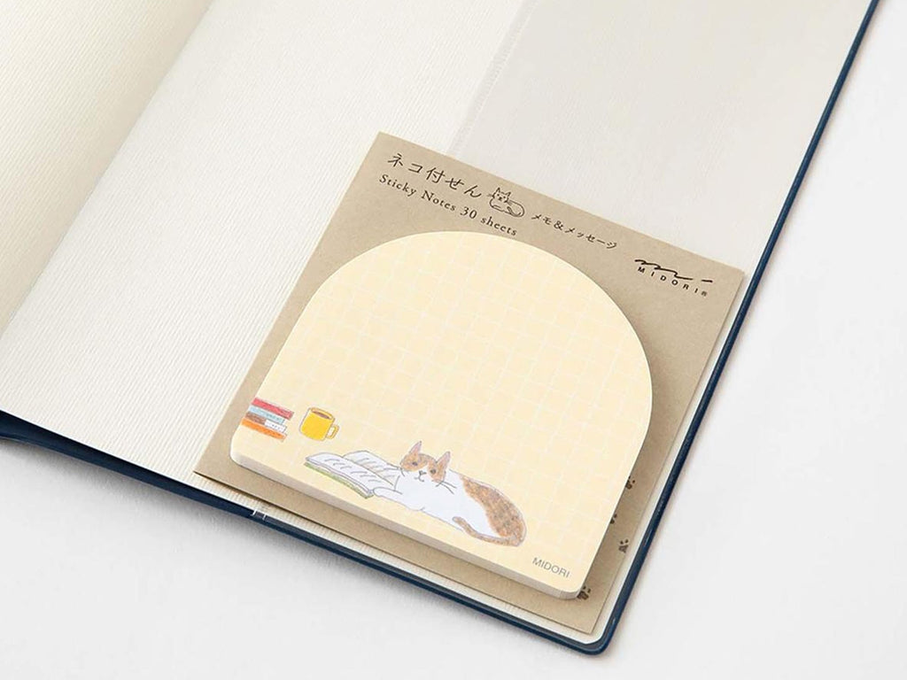 Sticky Notes - Book and Cat