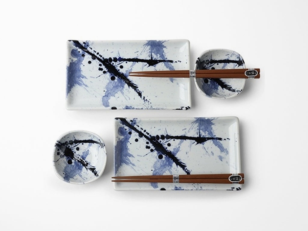 Sushi For Two Gift Set - Blue Sumi