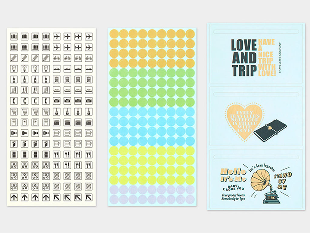 TRAVELER'S Notebook 2025 Customized Sticker Set