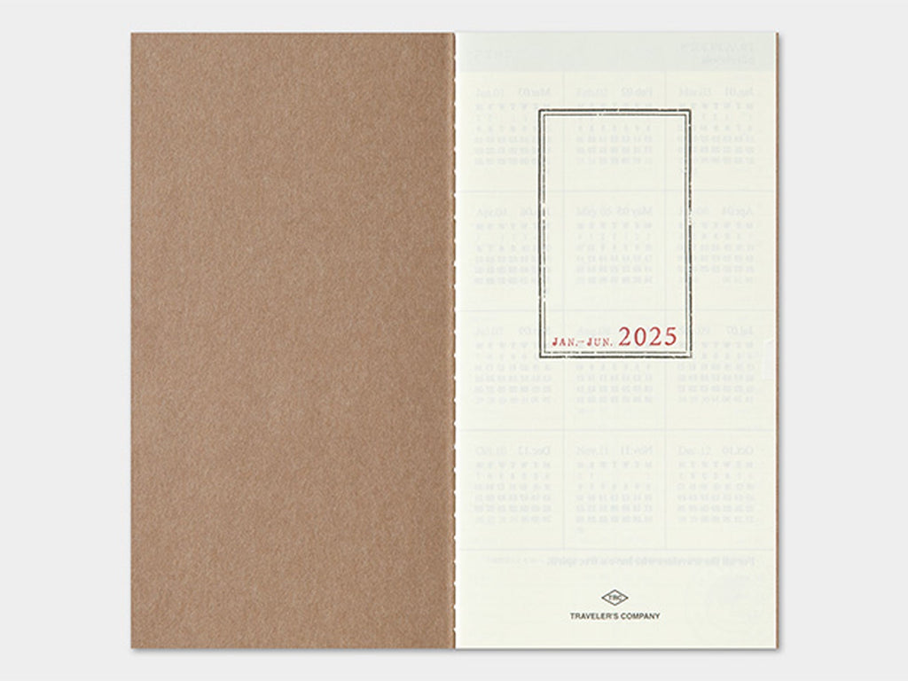 TRAVELER'S Notebook 2025 Weekly + Memo - Regular Size