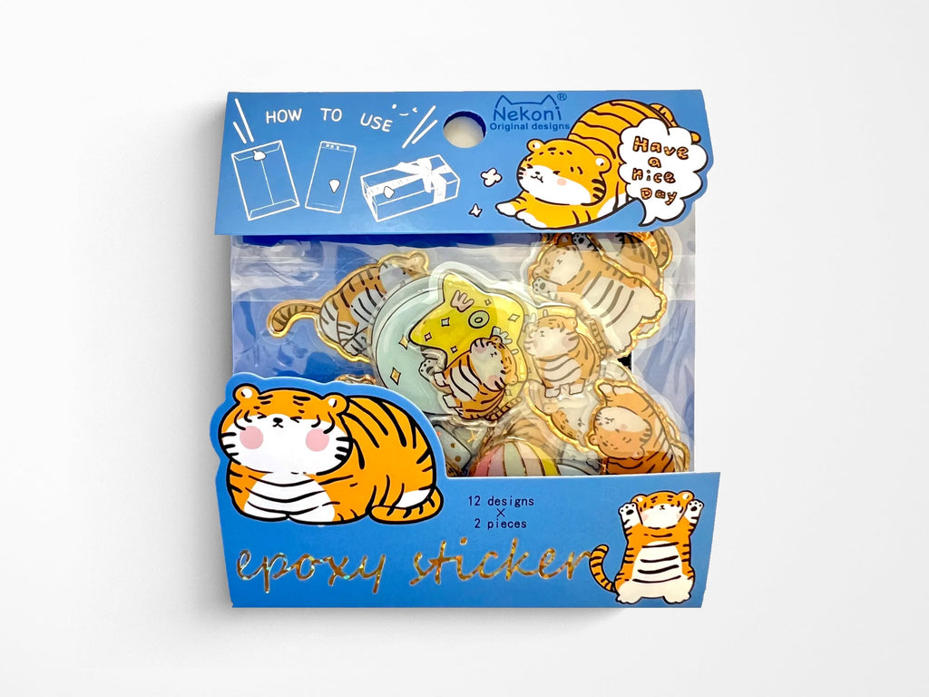 Tiger Shiny Stickers