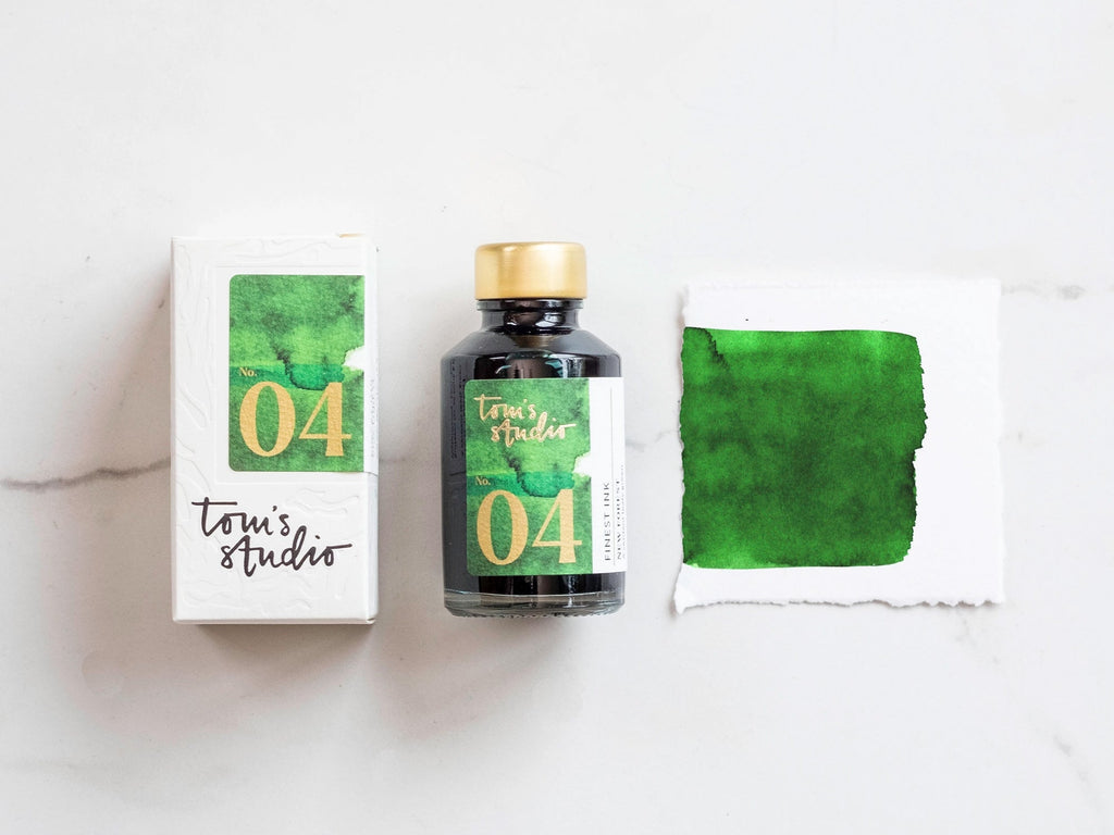 Tom's Studio Fountain Pen Ink - 04 New Forest Green