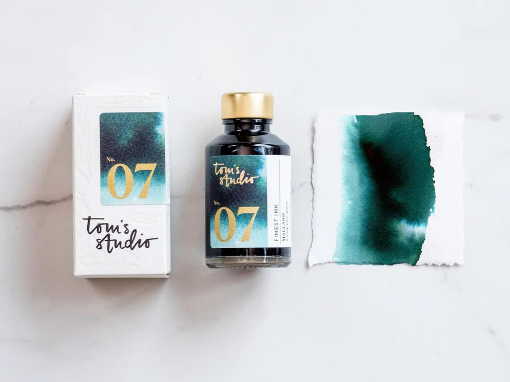 Tom's Studio Fountain Pen Ink - 07 Mallard