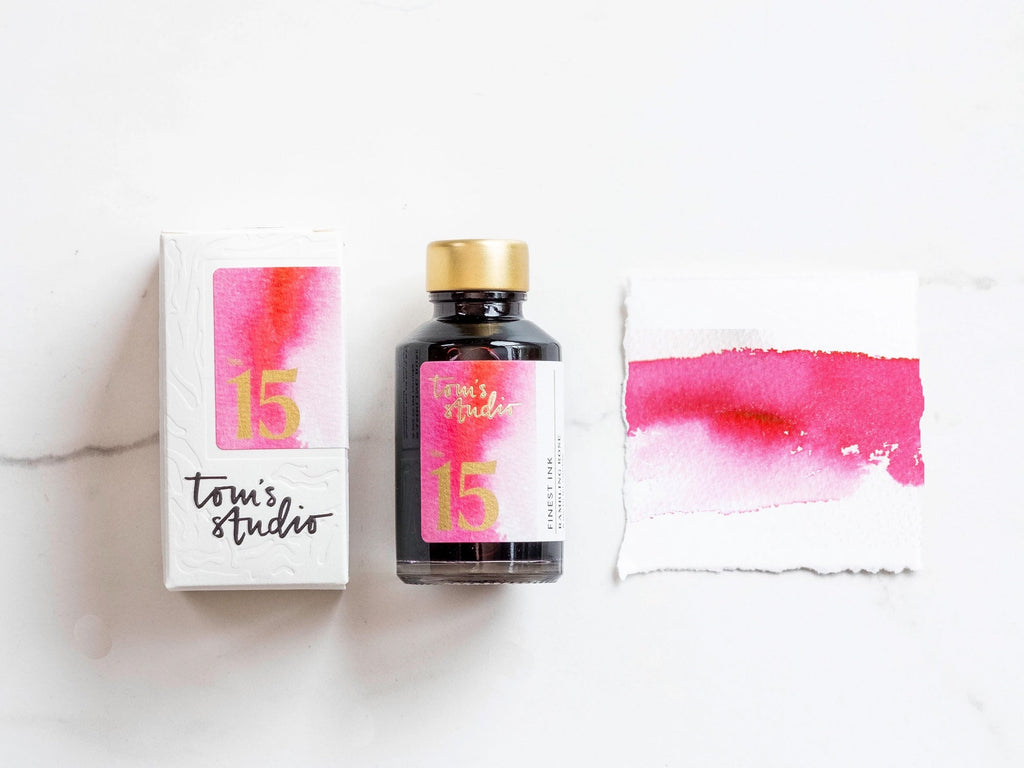 Tom's Studio Fountain Pen Ink - 15 Rambling Rose