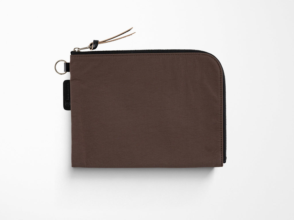 Tragen Flat Pouch - A6 Brown