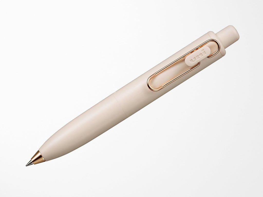 Uni-Ball One P Gel Pen with Rose Gold Clip